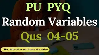 Q4 5 Random Variable PYQ