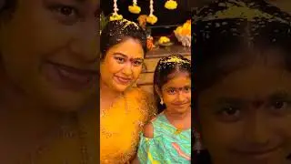 Chelli Haldhi Celebrations #shorts #entertainment  #mahishivan #tamadamedia #minivlog #harinipapa