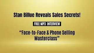 Stan Billue Sales Secrets Exposed &ndash; Master Face-to-Face & Phone Selling | Michael Senoff