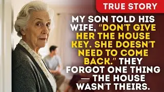 My Son Told His Wife, “Don’t Give Her The House Key She Doesn’t Need To Come Back” They Forgot One