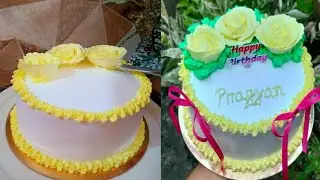 Simple Cake Decorating Ideas // Cake Decoration // Cake Design // Birthday Cake Design 
