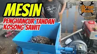 Mesin Penghancur Tandan Kosong Sawit - Mesin Giling Tankos Sawit