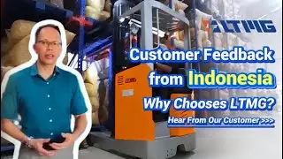 Indonesian Client Endorses LTMG Electric Reach Truck and Stacker#ltmg #warehouseequipment #Logistics
