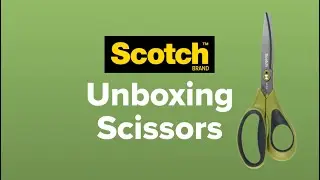 Save time and blades with Scotch&trade; Non-Stick Unboxing Scissors