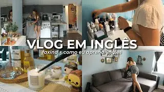 How I taught myself English + cleaning our apartment in Dublin (vlog in English with subtitles)
