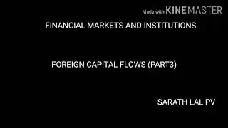 Financial Markets And Institutions Foreign Capital Flows Part 3