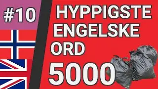 De fleste vanlige engelske ord med oversettelse, uttale og animasjon #10 EN⬅NO