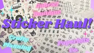Planner sticker haul! | Aubriel Boutique, Crafty Planning, Paperbits Co.