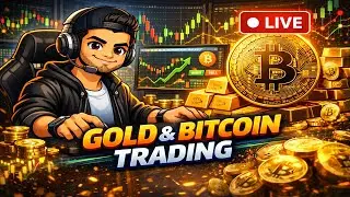 Live GOLD & Bitcoin  | 29 jan | Educational Purpose Only #gold  #btc  #crypto #livetrading