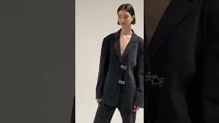 Denim Washed Grey Suit 🩶 Explore the style online.#elleme #paris #FallWinter23