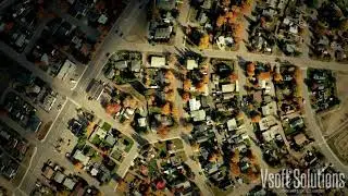 Prince George - Aerial Fly Over - Autumn