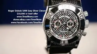 Roger Dubuis SE46 56 9/0 K9.53 SAW Easy Diver Chronograph Caliber RD56 Limited Edition of 888 Carbon