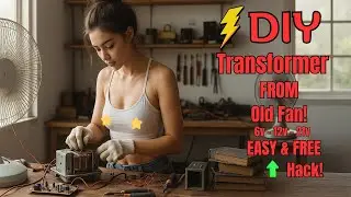 How to Make a Transformer From an Old Fan &ndash; Recycle Project Works!