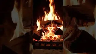 🔥Crackling Fireplace 4K Sounds #fireplace4k #relax #burningfireplace #fireplacesounds