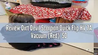 Review Dirt Devil Scorpion Quick Flip HV 7A Vacuum (Red), SD20005RED ( Design might vary)