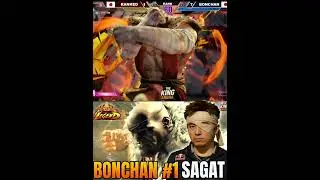 🔥 BONCHAN Hits #1Rank with the NEW SAGAT in Street Fighter 6 👑🔥