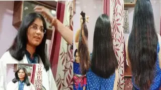 long Bob cut for women//simple and easy method step by step// Bob haircut full tutorial 2019💇