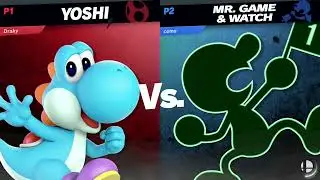 NEO | Draky (Yoshi) vs SMB | Twist (Mr. Game & Watch, Wolf) - LR3 - Local of Lafayette #97 Singles