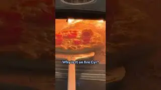 He tried making a pizza
