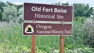 Old Fort Boise on the Oregon Trail