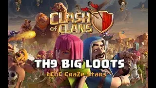 COC Loot Attack at TH9 | Clash of Clans Live Stream | CoC CrazeStars