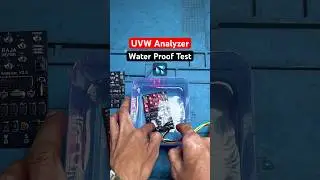 Water Proof Test #uvw #analyzer #tester #build #test #inverterac #pcbrepair #acpcbrepair #tools #yt