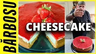 CHEESECAKE CU CAPSUNI | CHEESECAKE FARA COACERE