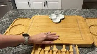 ROYAL CRAFT WOOD Bamboo Cheese Board and Knife Set I Product Review