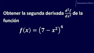Derivadas de orden superior 2
