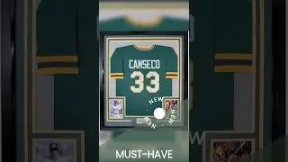 Professionally Framed Jose Canseco Jersey Perfect for Your Man Cave