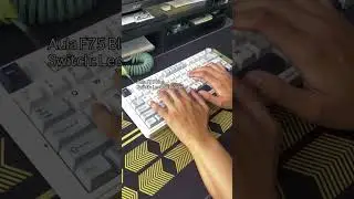 Aula F75 Switch Comparison! (Ice Vein, TTC Crescent, Reaper)  #keyboard #mechanicalkeyboard #typing