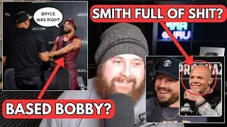 THE MMA GURU ON BASED BOBBY GREEN STICKING UP FOR BRYCE, TJ DILLASHAW CALLS ANTHONY SMITH A LIAR?