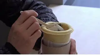 This zero food waste cafe serves you soup in an edible bowl