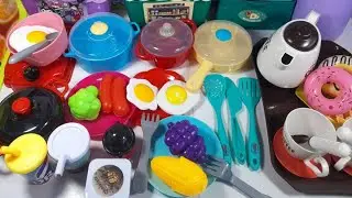 with Unboxing &Review Miniature Kitchen Set Toys Cooking &hearts;️Video ASMR video
