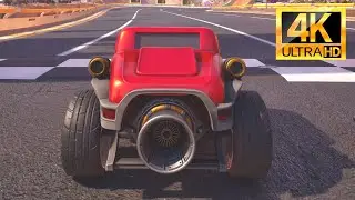 Fortnite Rocket Racing: Backfire Gameplay - 4K 60fps - PS5