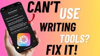 Apple Intelligence Writing Tools Not Working on iPhone & iPad? Fix It!