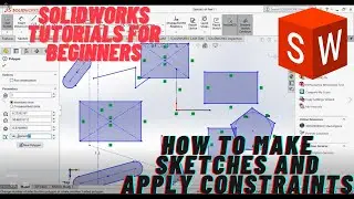 Learn SolidWorks From Scratch | SolidWorks-2020 | Tutorial | Make 2D Sketches