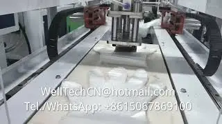 Automatic high-speed HDPE LDPE disposable gloves making machine with 400pcs/min waste stripping