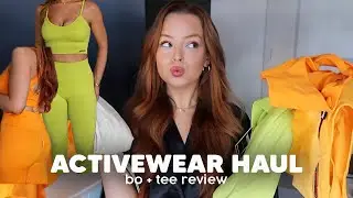 HUGE ACTIVEWEAR TRY ON HAUL/REVIEW! Is Bo + Tee worth it?!