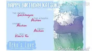 Doujinshi KiriBaku °Yaoi° •Happy Birthday Katsuki • Español