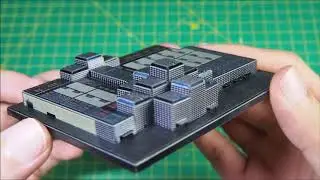 Metal Puzzle 3D JAVITS CONVENTION CENTER (Colored)