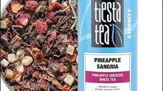 My review of Pineapple Sangria from Tiesta Tea @TiestaTea #tea #teatasting