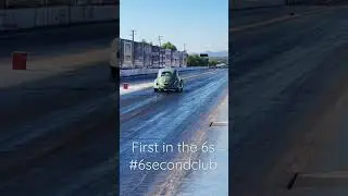 First 6 second run in Real Street vw drag racing
