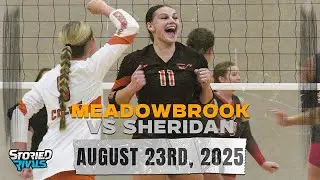 VOLLEYBALL | Meadowbrook vs Sheridan - HIGHLIGHT