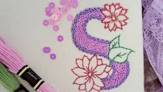 Easy embroidery with water-soluble stabilizer  گلدوزی آسان با برچسب حل شونده در آب