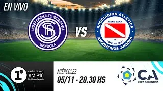 INDEPENDIENTE RIVADAVIA VS. ARGENTINOS JUNIORS | FINAL -  COPA ARGENTINA | RADIO LA RED EN VIVO