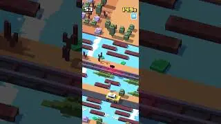 My Last Try in Crossy Road #games #shortgameplay #shortgame #gamefail #hardgame #animalgames