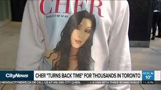 Cher 'turns back time' for thousands in Toronto