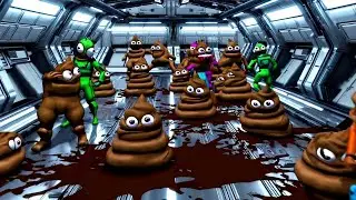 AMONG US POOP! / 4567 / IMPOSTOR POOPED EVERYWHERE! / THE FUNNIEST ANIMATIONS! / #game #memes #funny