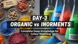 Organic vs Inorganic Pigments (Complete Deep Knowledge for Colour Matching) @cipetpolymertech 